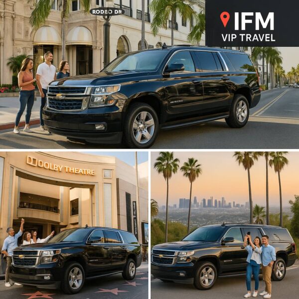 Black SUV Los Angeles City Tour – IFM VIP Travel